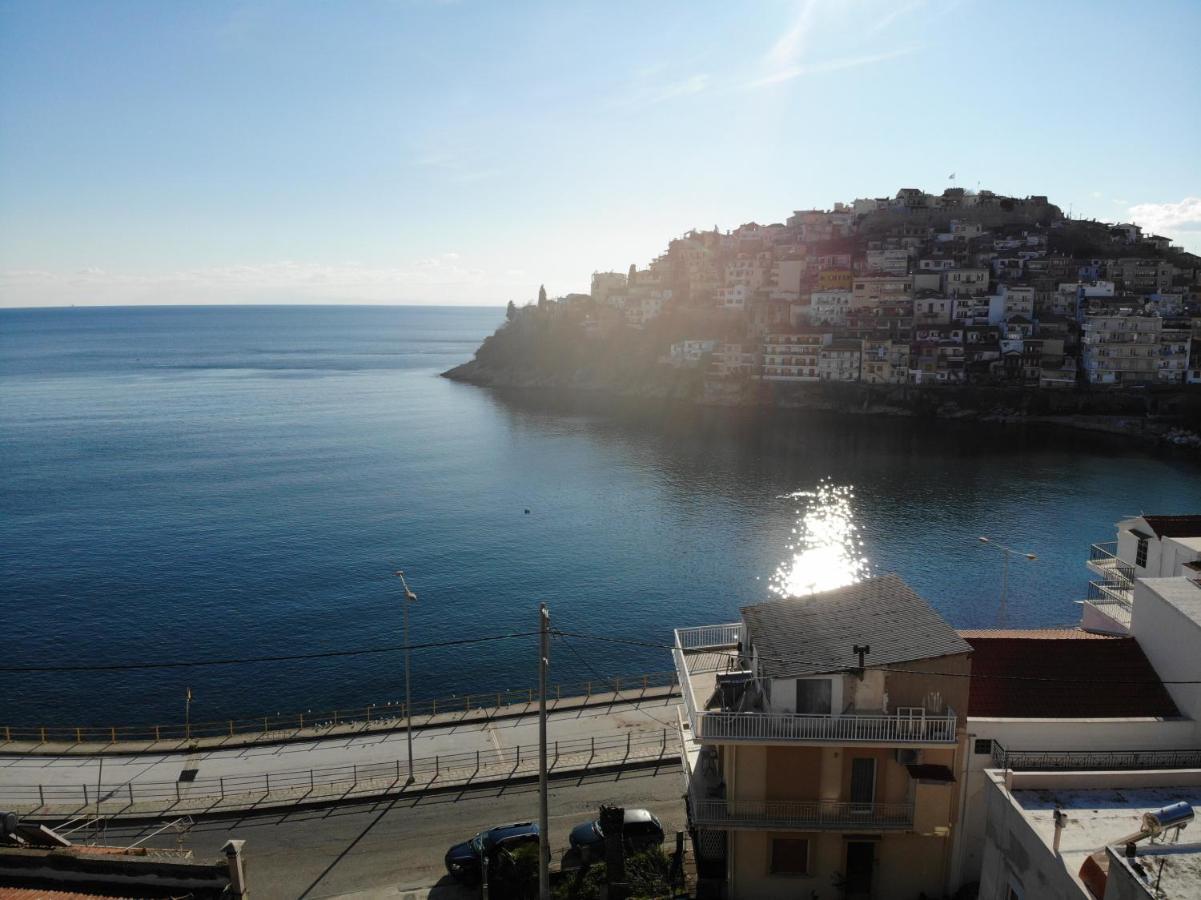 Carnagio All Season Apartment Kavala Bagian luar foto