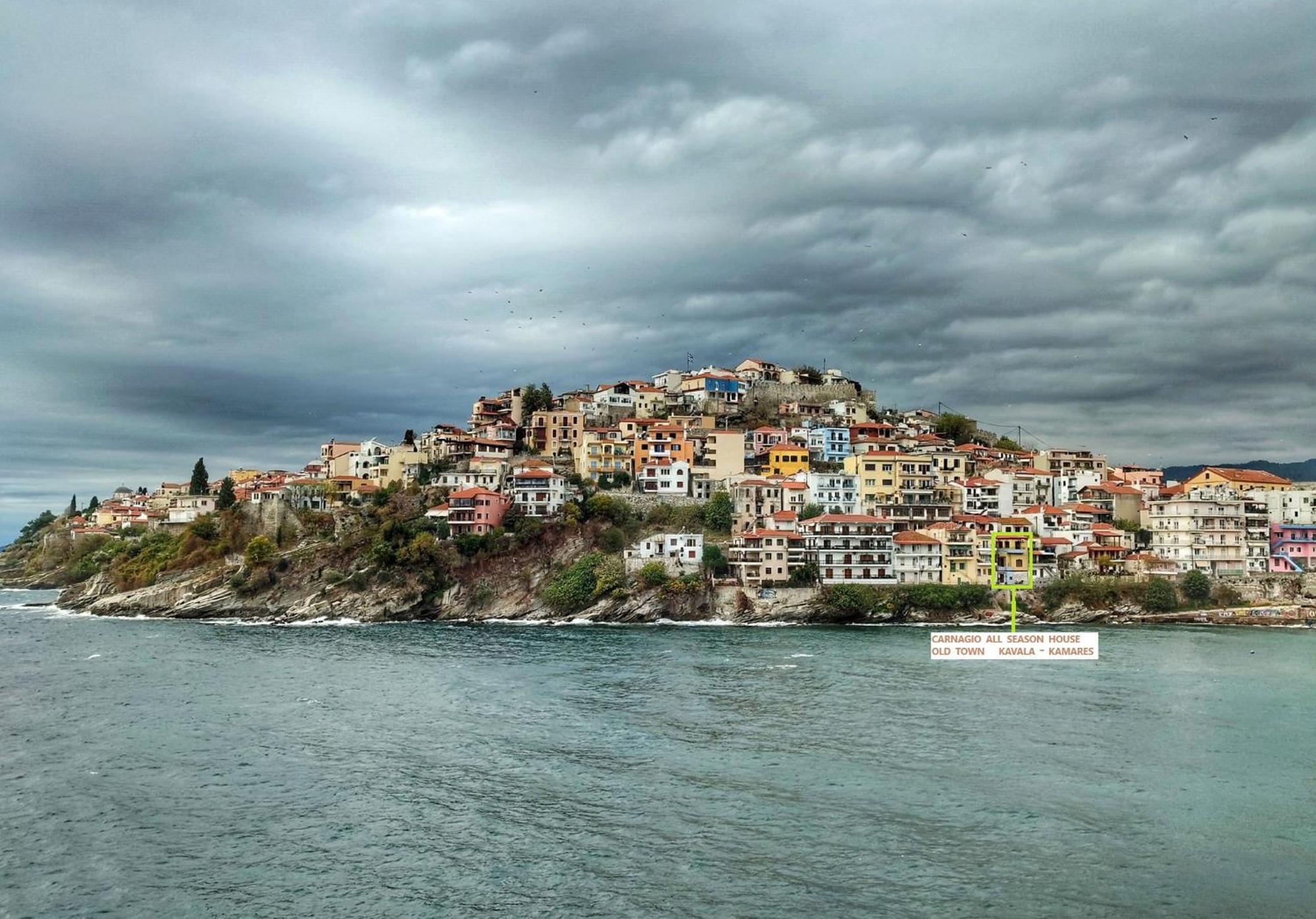 Carnagio All Season Apartment Kavala Bagian luar foto